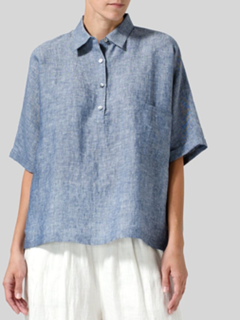 Vivid Linen Classic Short Sleeve Shirt